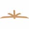 Ekena Millwork Davenport Timber Gable Bracket, Western Red Cedar, 84"W x 35"H x 1 1/2"D x 5 1/2"F, 10/12 Pitch GBW084X35X0206DAV00SWR - alternate 2